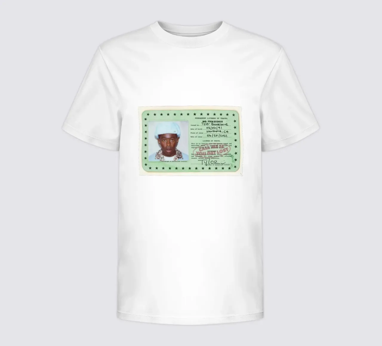 License Of Tyler The Creator - Call Me if You Get Lost t-shirt bambini da edanfargol