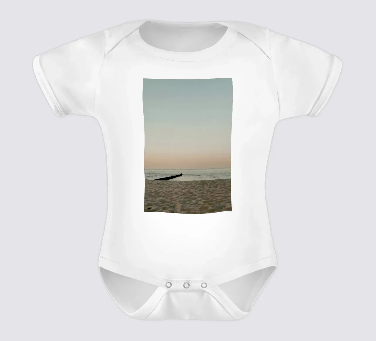 Sundown Beach body neonato maniche corte da Sebastian Hilgetag