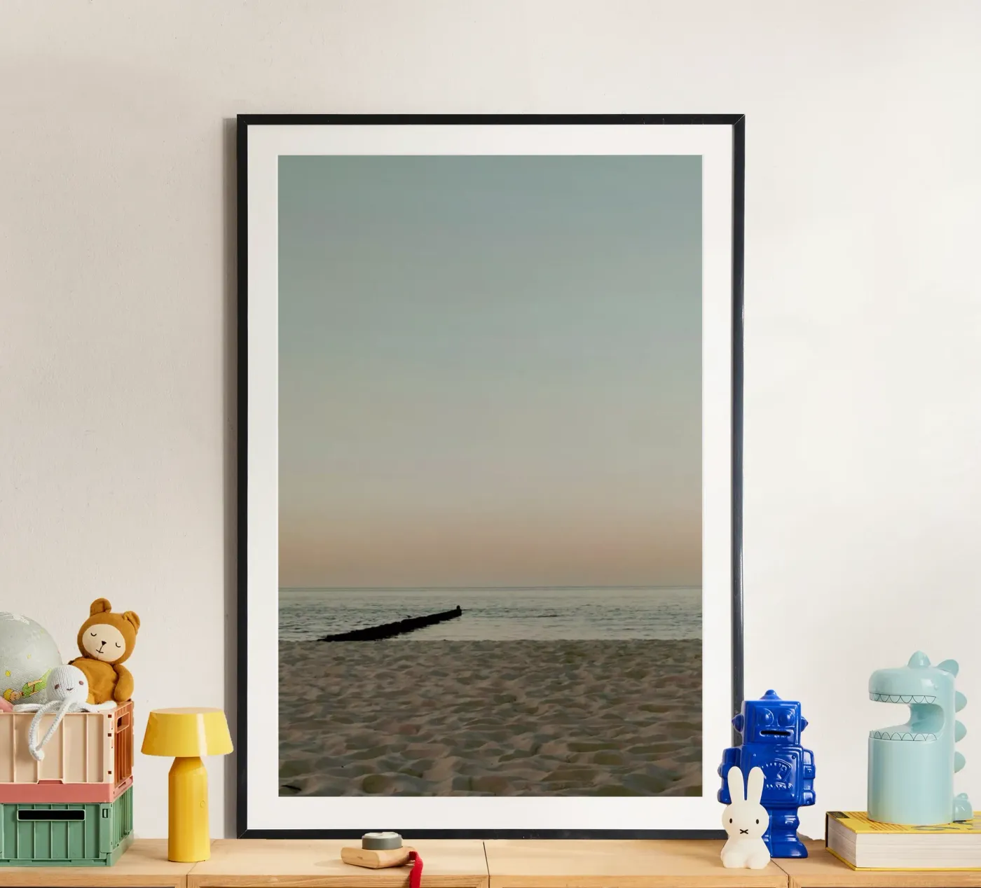 Sundown Beach poster by Sebastian Hilgetag