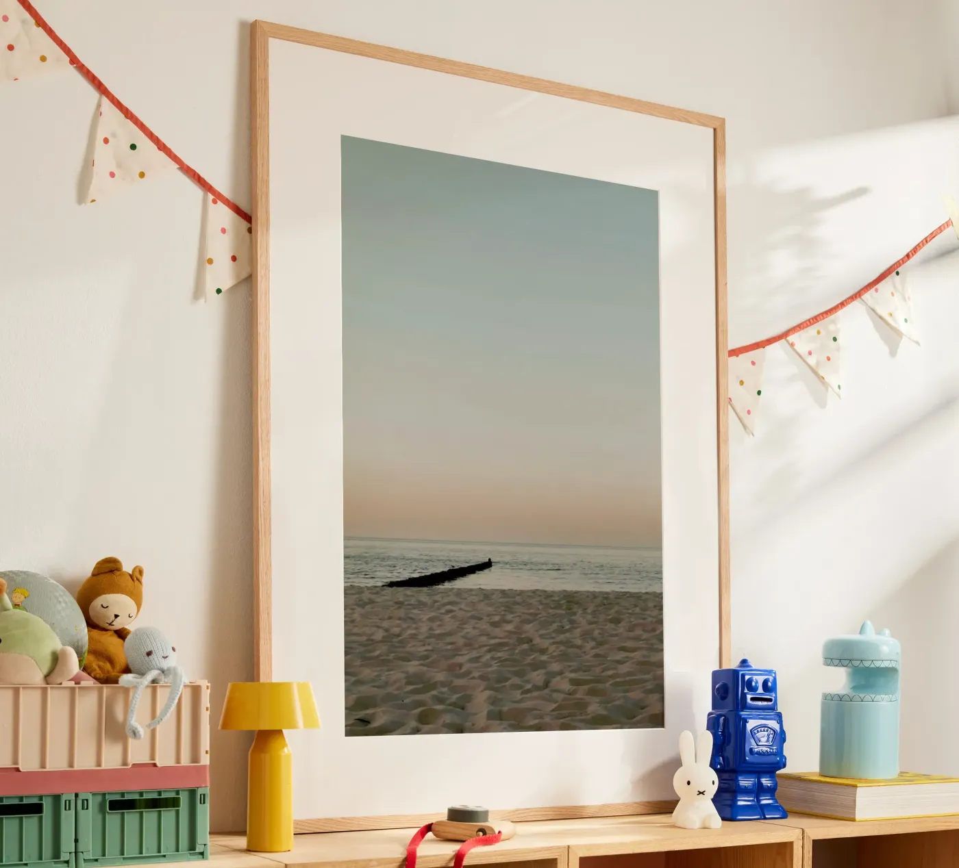 Sundown Beach poster by Sebastian Hilgetag