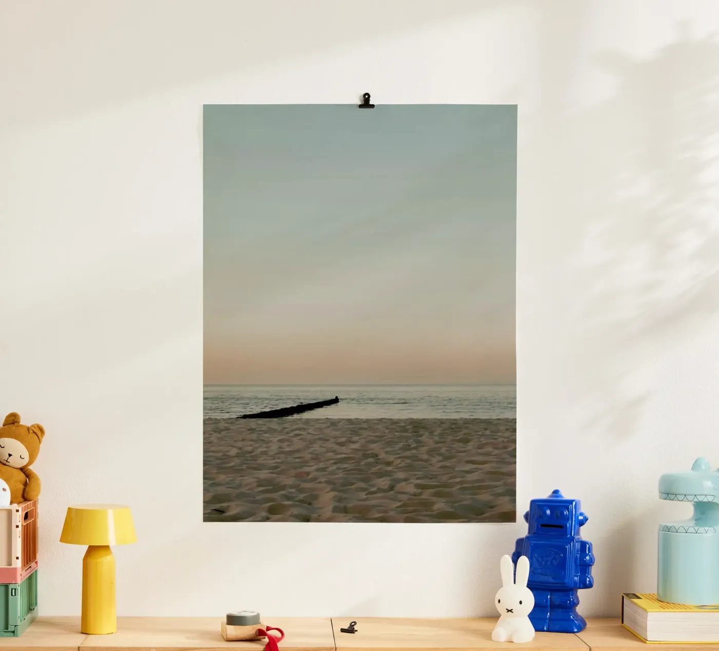 Sundown Beach poster by Sebastian Hilgetag