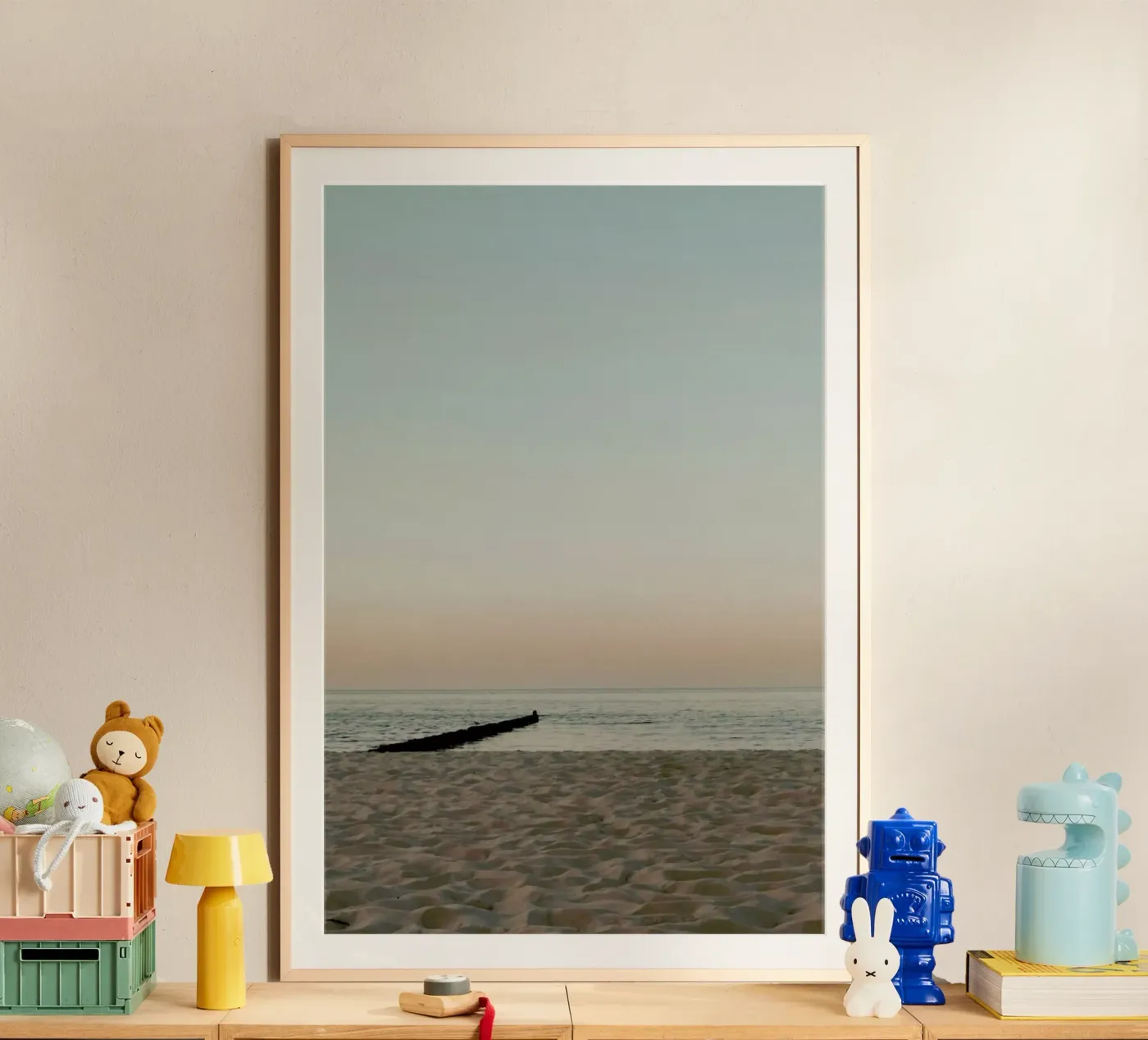 Sundown Beach poster by Sebastian Hilgetag