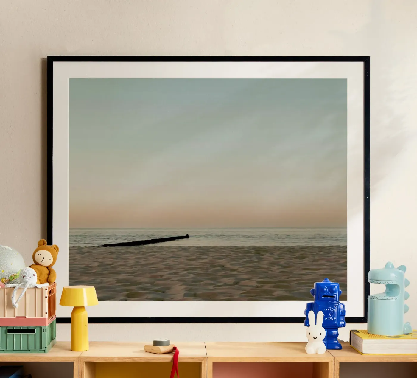 Sundown Beach poster by Sebastian Hilgetag