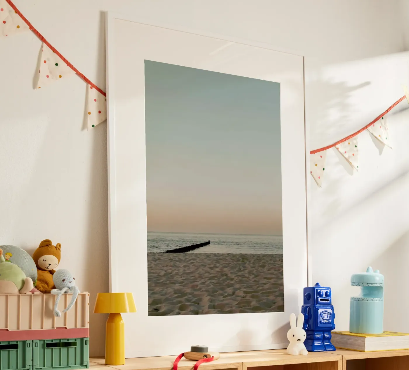 Sundown Beach poster by Sebastian Hilgetag