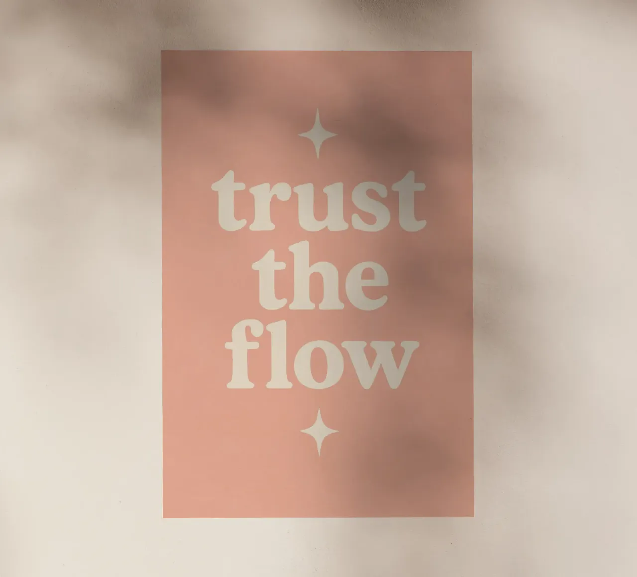 Trust The Flow (Apricot) pellicola backlit da treechild