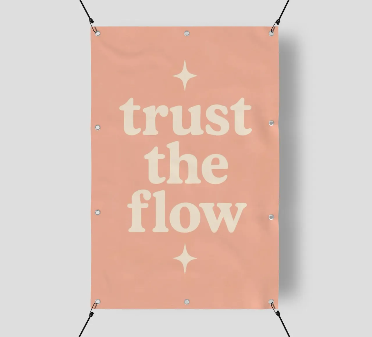 Trust The Flow (Apricot) telo in pvc da treechild