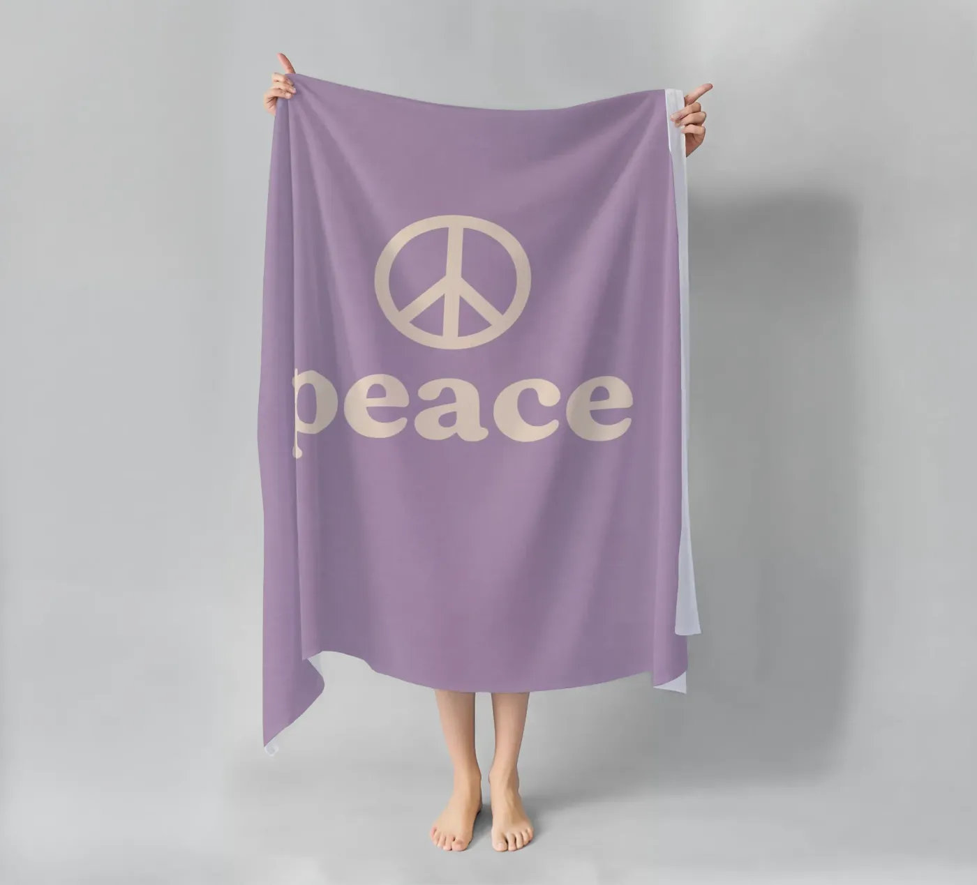 Peace (Purple) telo mare da treechild