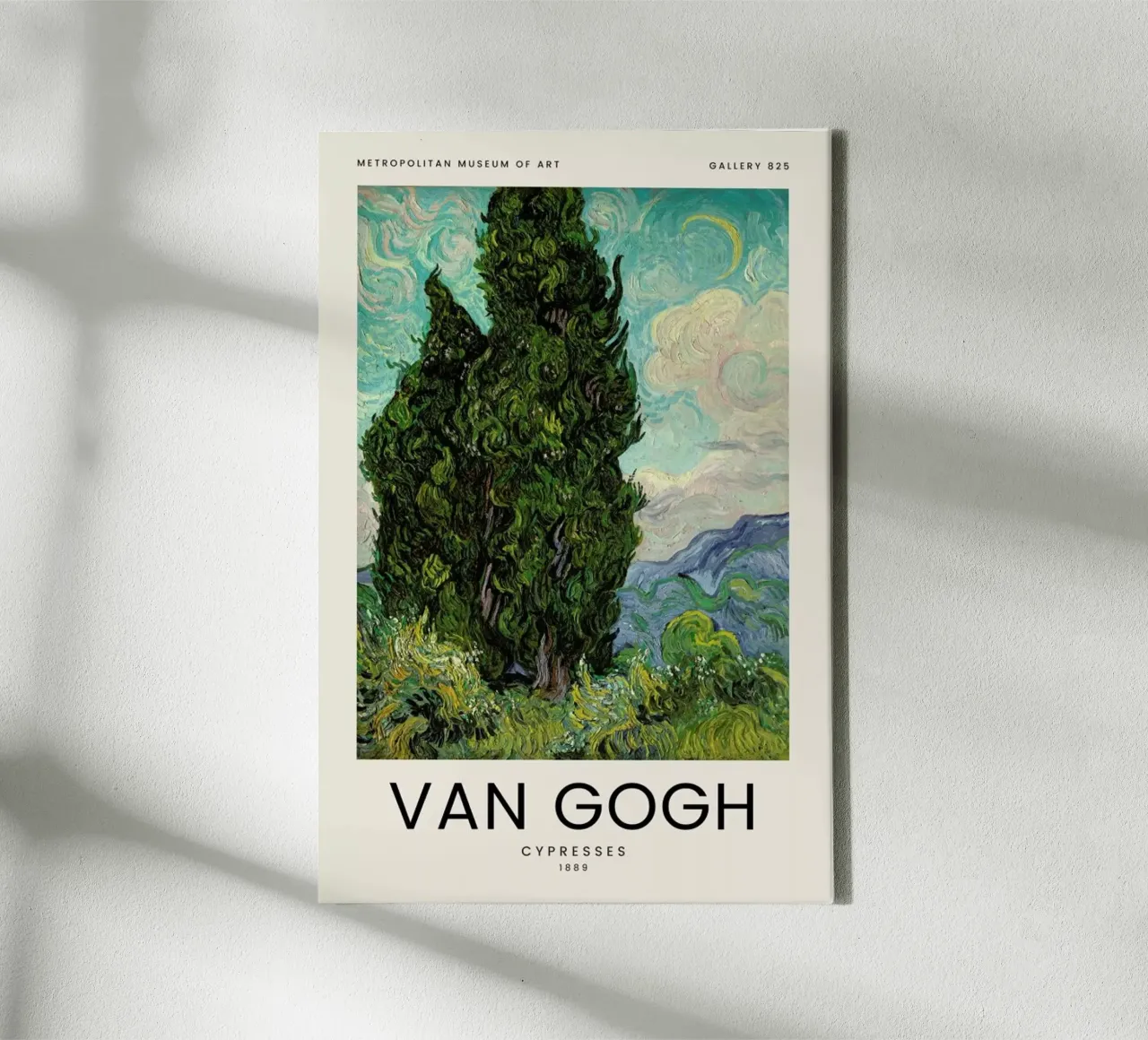 van Gogh - Cypresses canvas by Vintage by JUNIQE