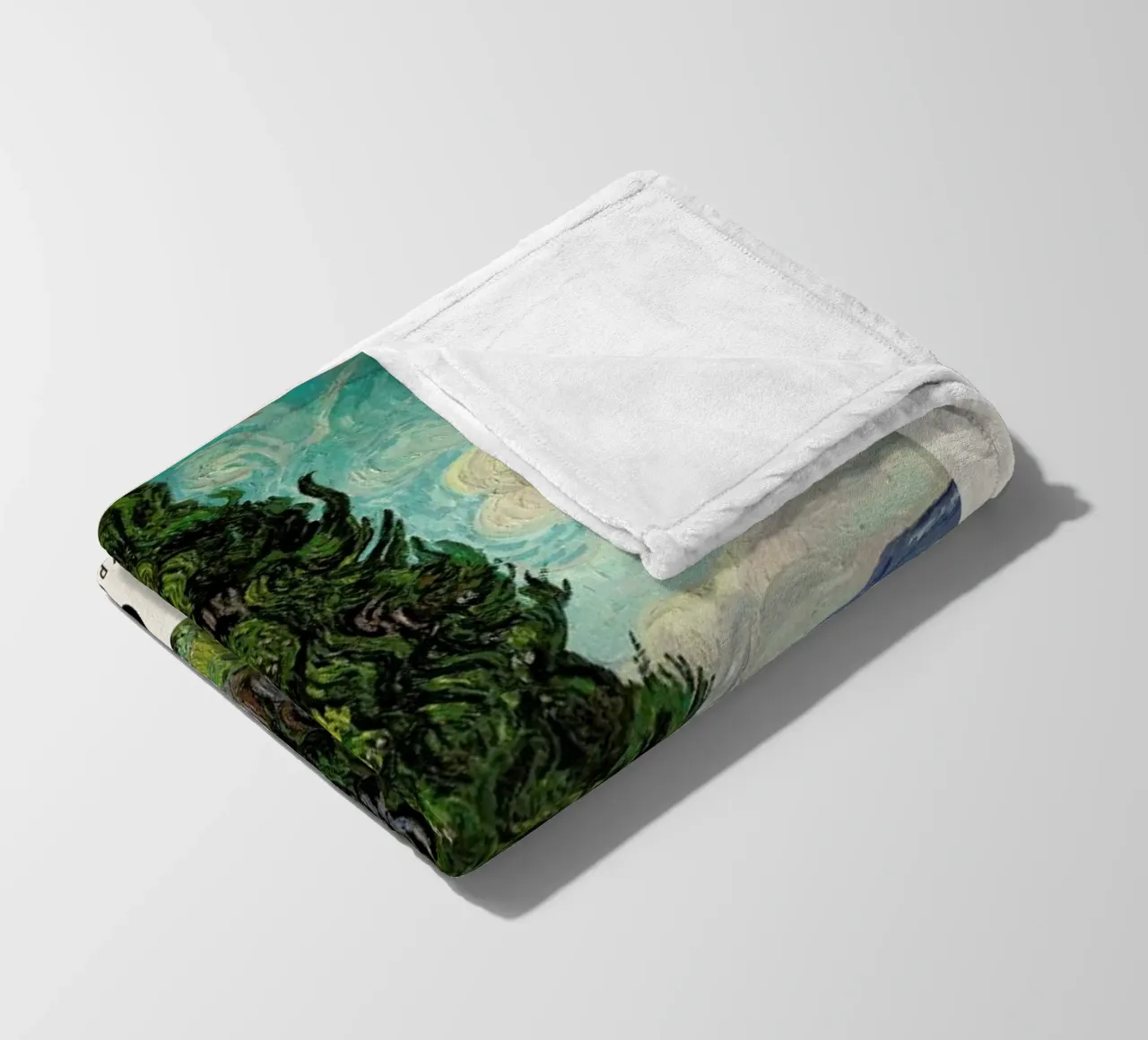 van Gogh - Cypresses coperta in pile da Vintage by JUNIQE