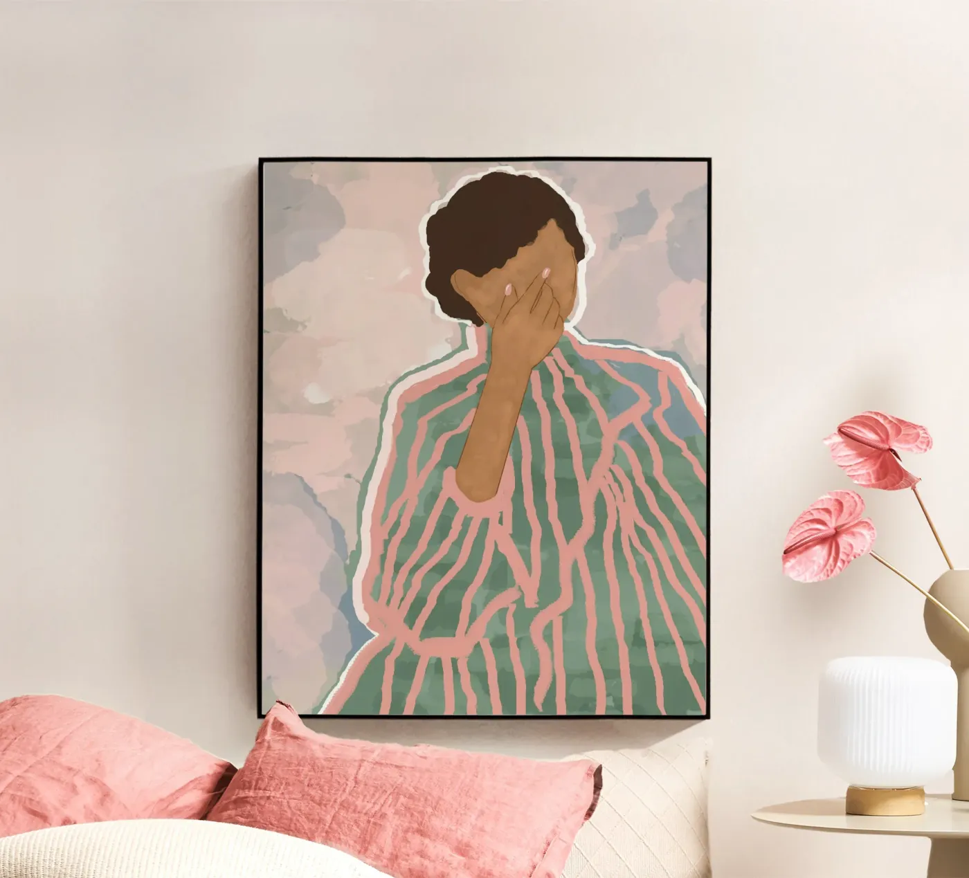 Woman plexiglass da Sannel Larson