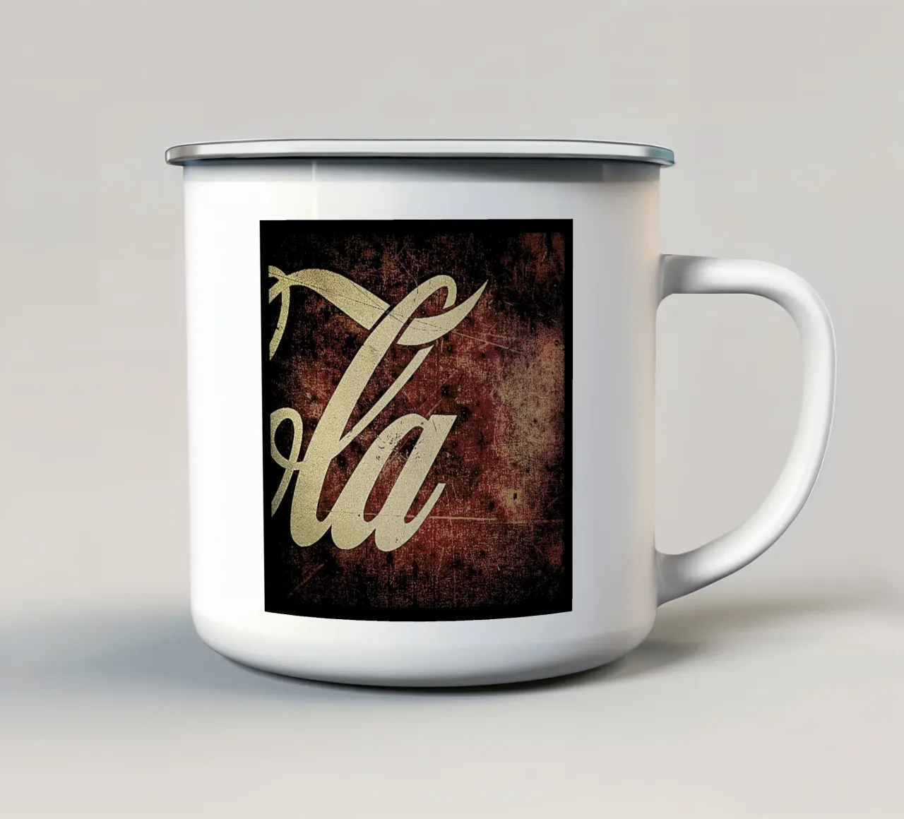 Won't Let go Emaille Tasse von Ballack Art House