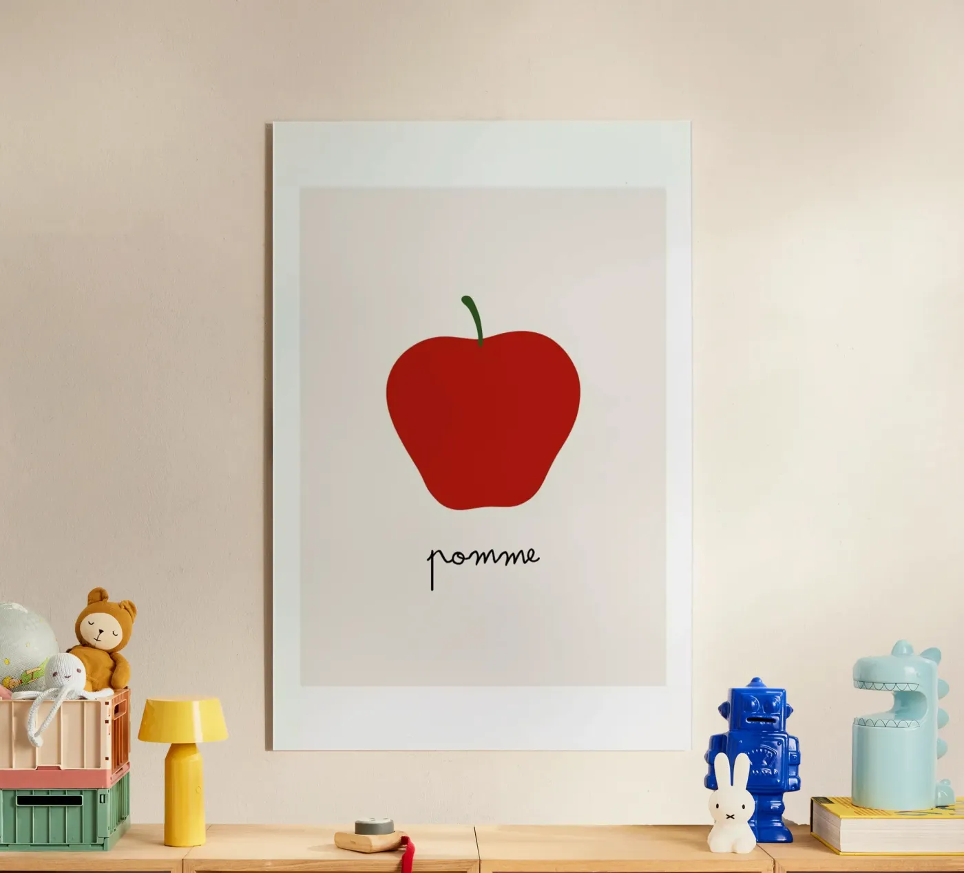 Pomme plexiglas de Mottos by Sinan Saydik