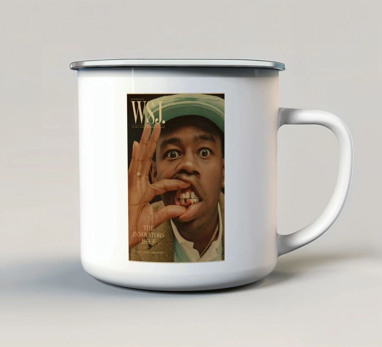 The Innovators Issue Tyler The Creator Magazine tazza in smalto da edanfargol