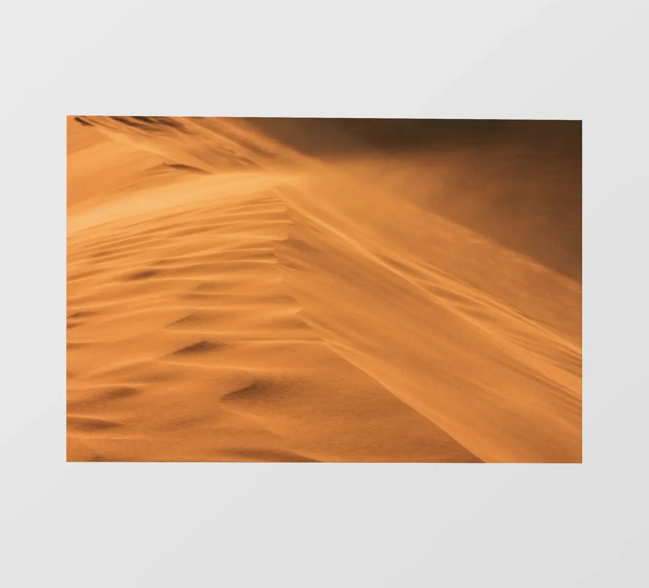 Sunset in the desert pellicola backlit da photolovers