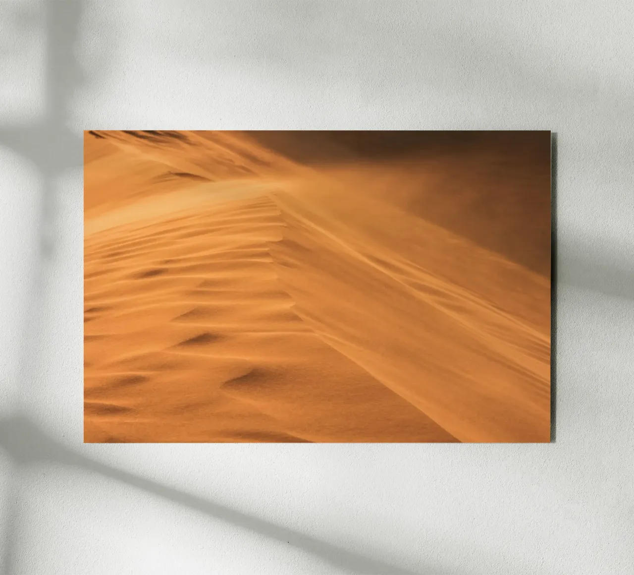 Sunset in the desert alluminio dibond da photolovers