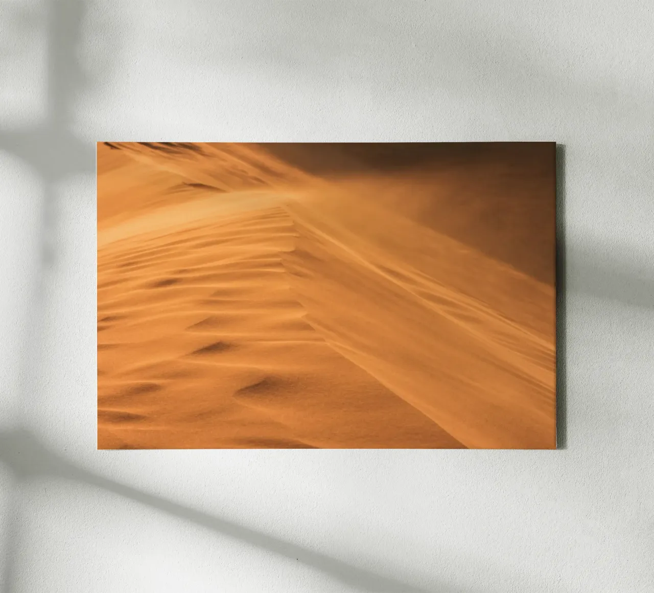 Sunset in the desert tela con Cornice a cassetta da photolovers
