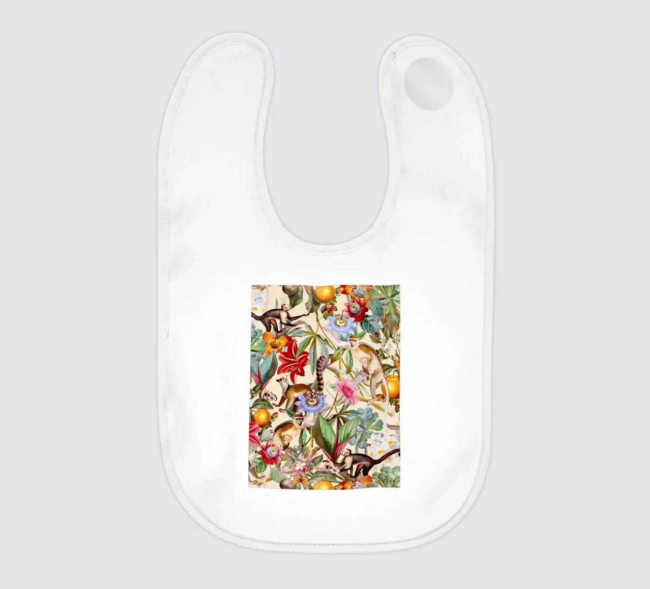 Animal and Floral Pattern I bavaglino da burcukorkmazyurek