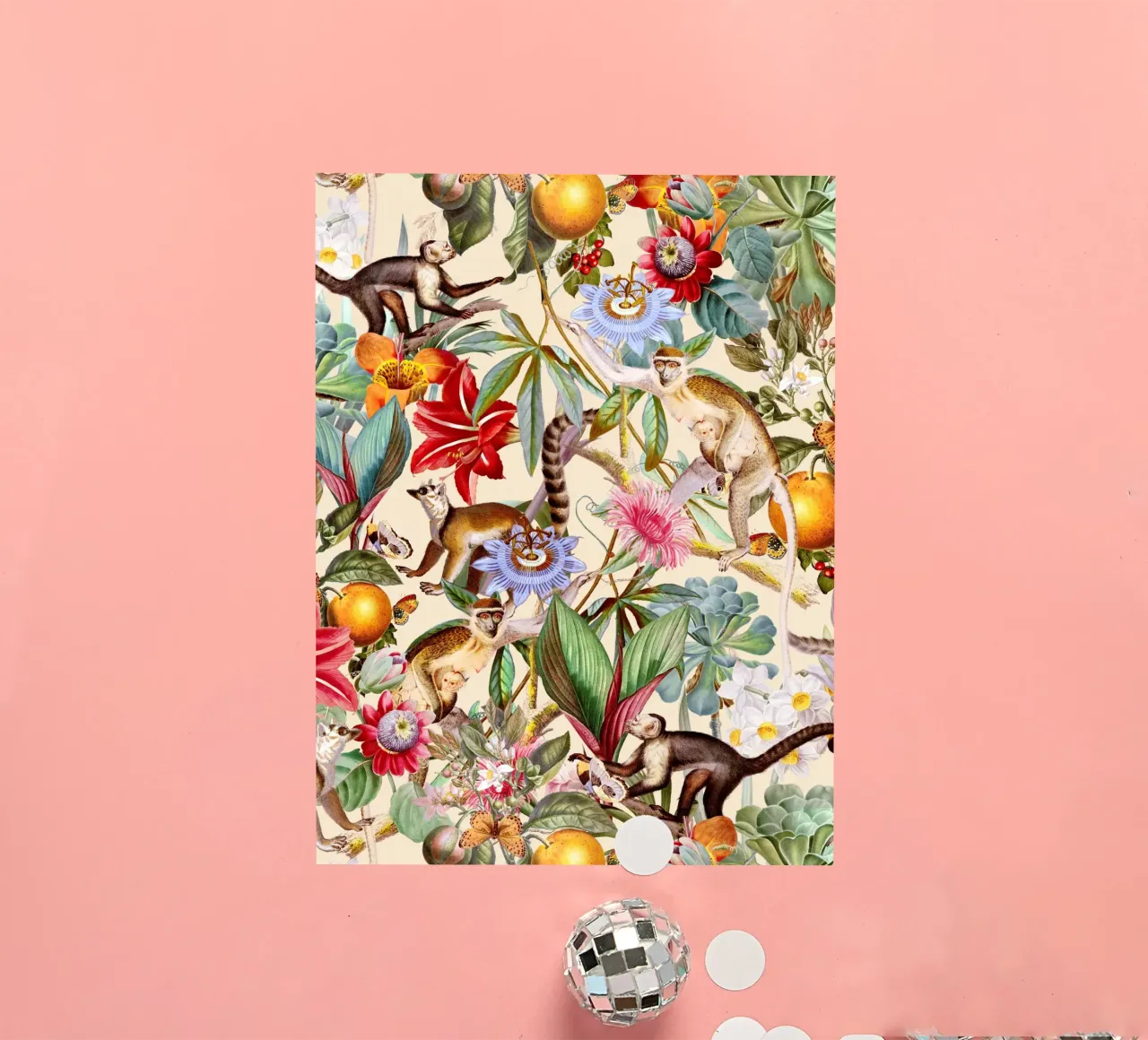 Animal and Floral Pattern I sticker by burcukorkmazyurek