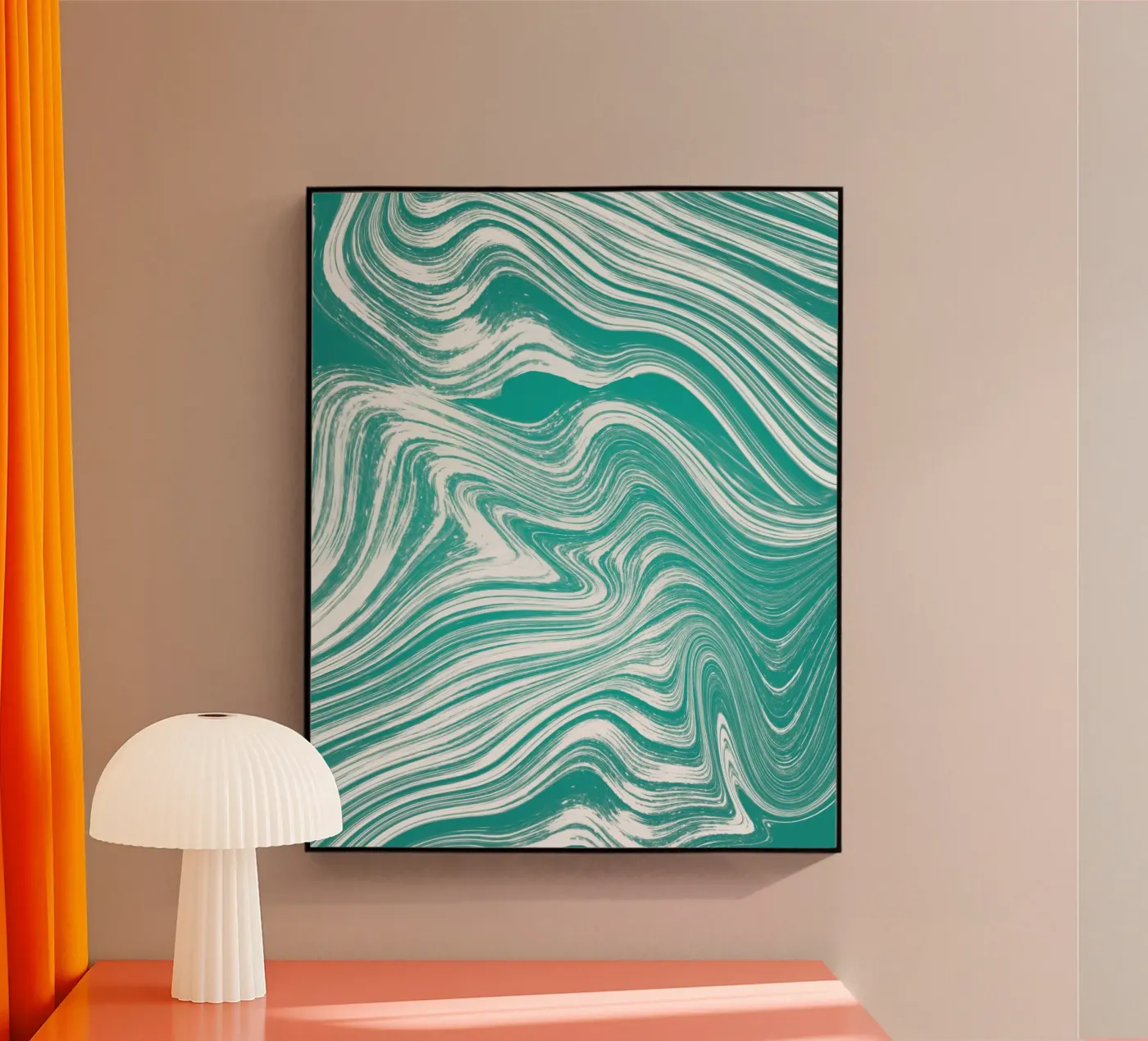 Fiume turbolento plexiglass da Sannel Larson