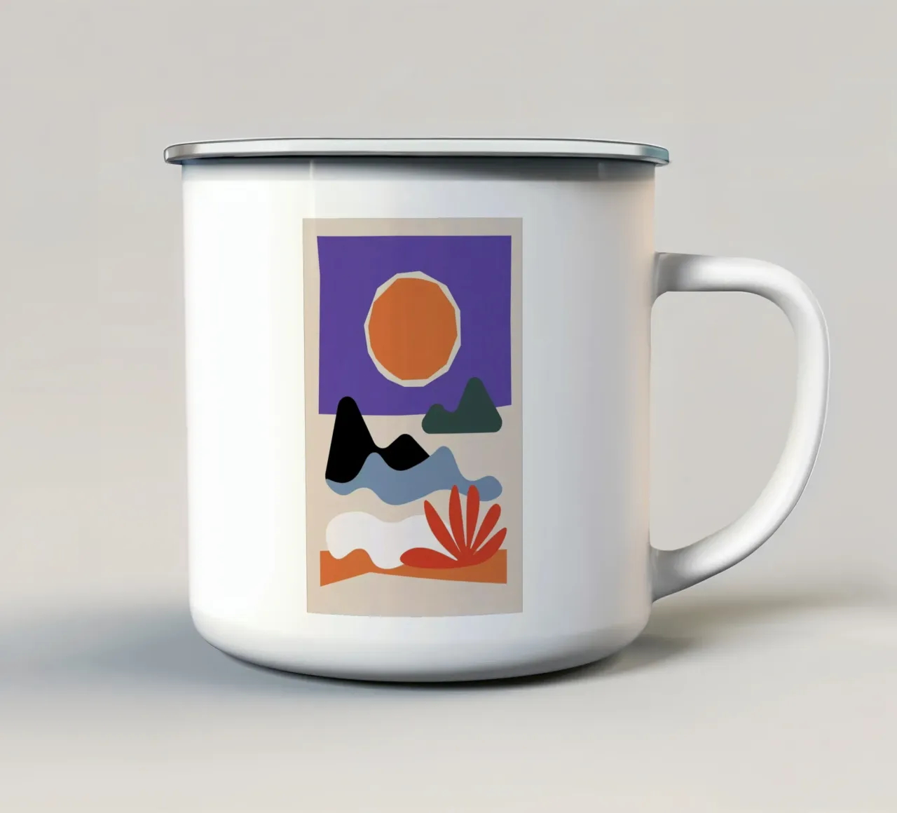 Desert tazza in smalto da Pure