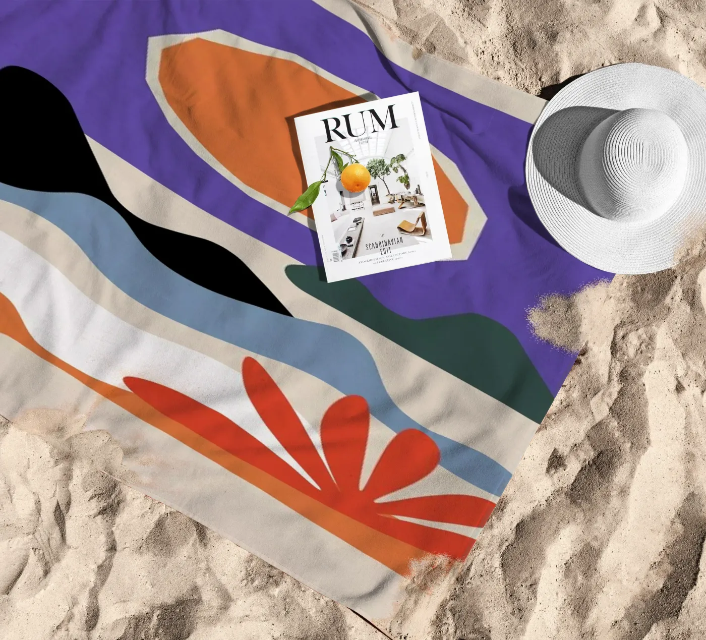 Desert strandhanddoek van Pure