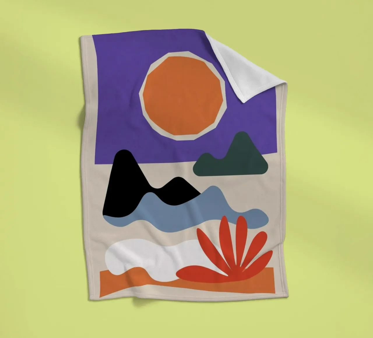 Desert fleecedeken van Pure