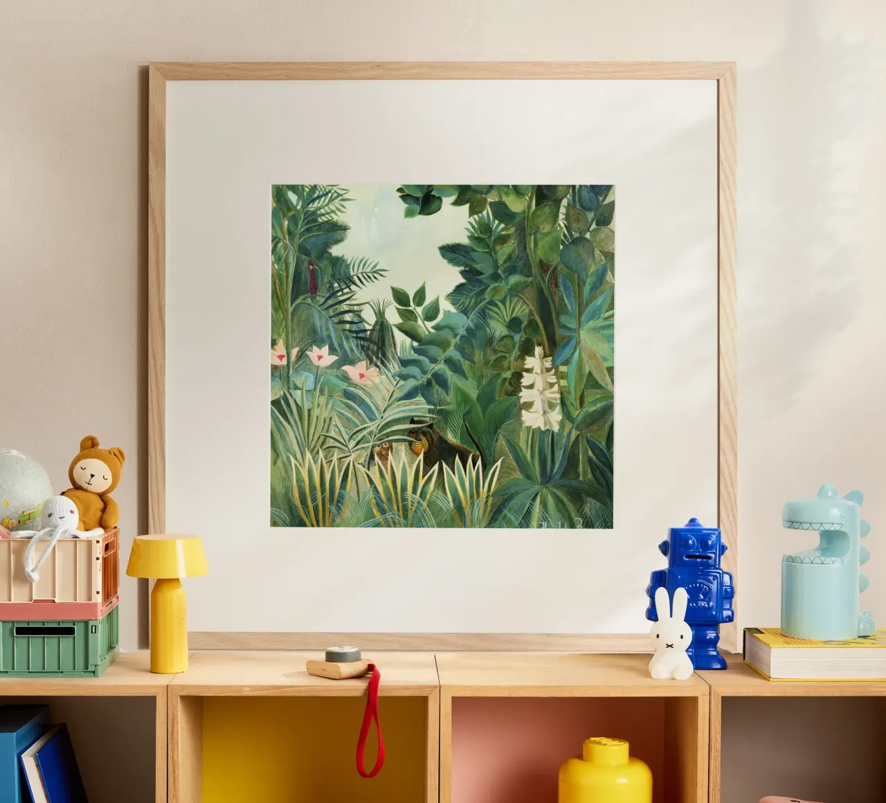 La giungla equatoriale di Henri Rousseau (1909) i poster da Venus Art