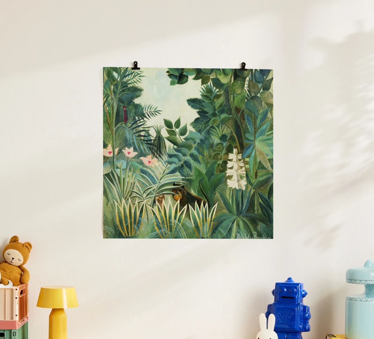 La giungla equatoriale di Henri Rousseau (1909) i poster da Venus Art