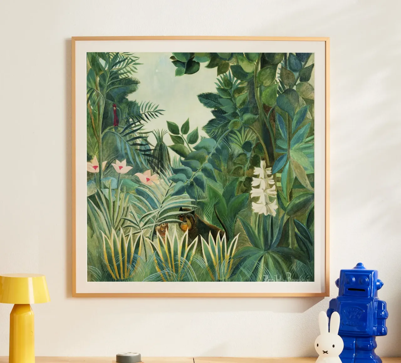 La giungla equatoriale di Henri Rousseau (1909) i poster da Venus Art