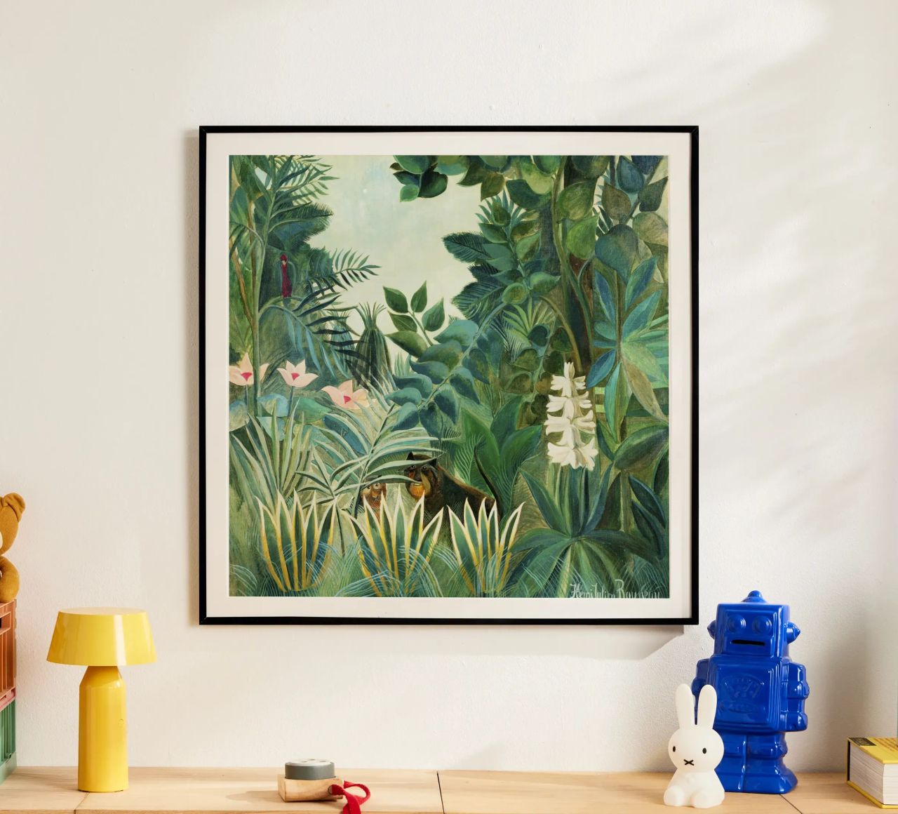 La giungla equatoriale di Henri Rousseau (1909) i poster da Venus Art