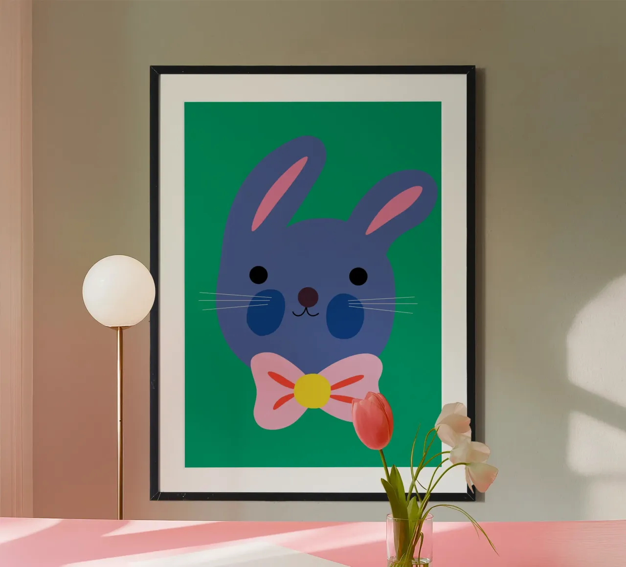 Result (blau) poster by Susann Stefanizen