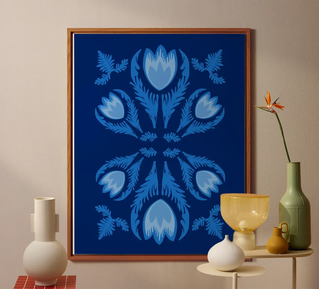 Fiori grafici Tulipani lumiosi pannello forex da Sannel Larson