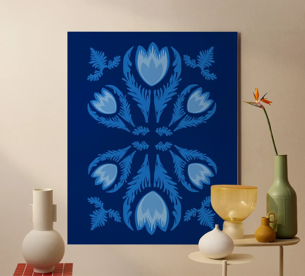 Fiori grafici Tulipani lumiosi pannello forex da Sannel Larson