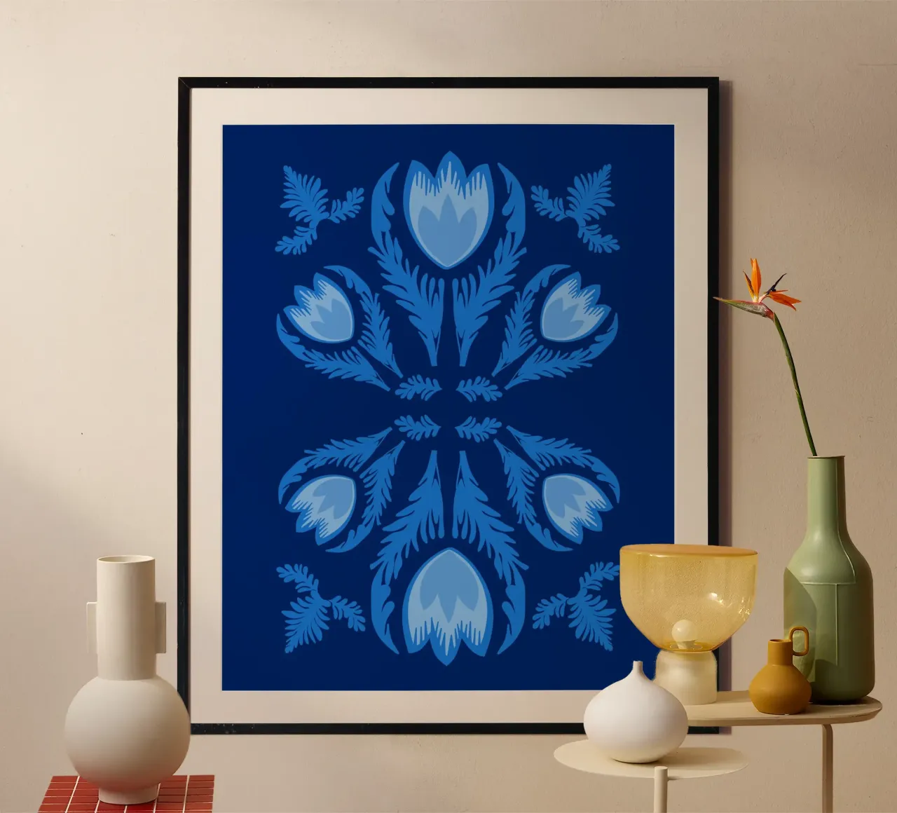 Graphic Florals Lumnious Tulips hahnemühle by Sannel Larson
