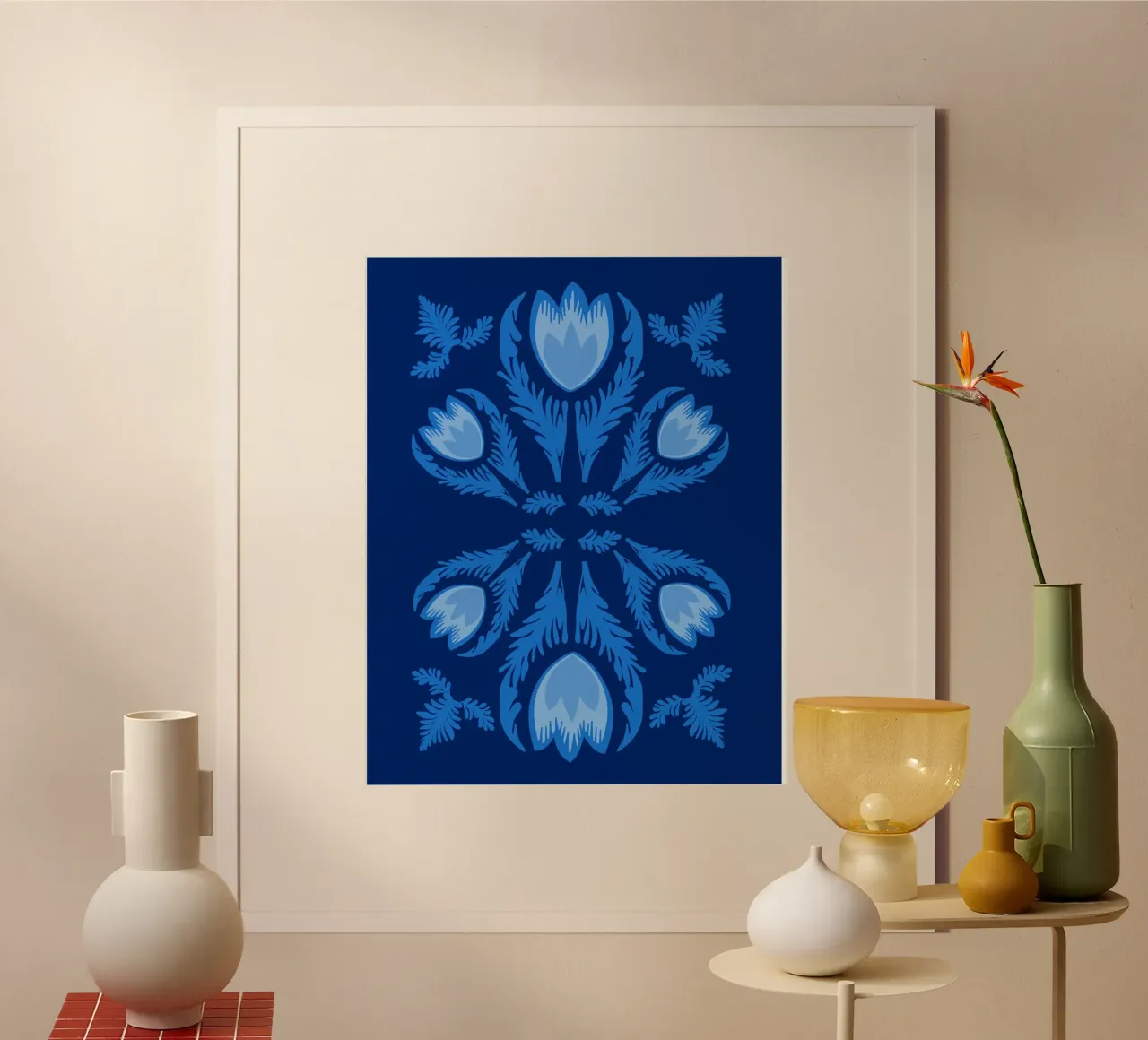 Graphic Florals Lumnious Tulips hahnemühle by Sannel Larson
