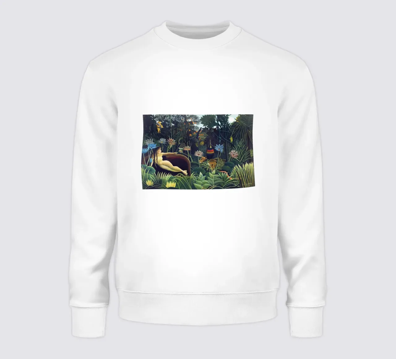 Il sogno di Henri Rousseau (1910) felpa da Classic Art Prints