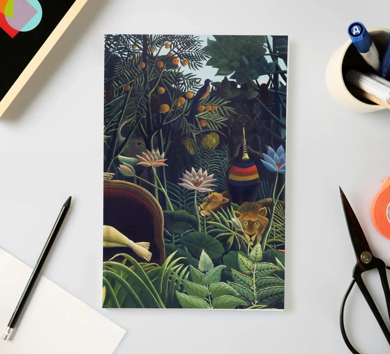 Henri Rousseau’s The Dream (1910) notebook by Classic Art Prints