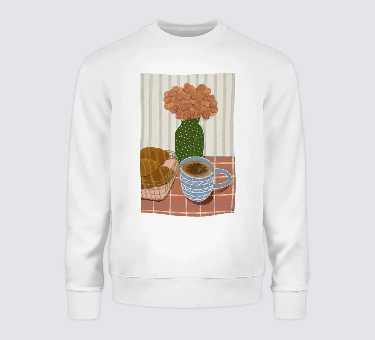 Monday Is Better With Croissants felpa da Be Mart