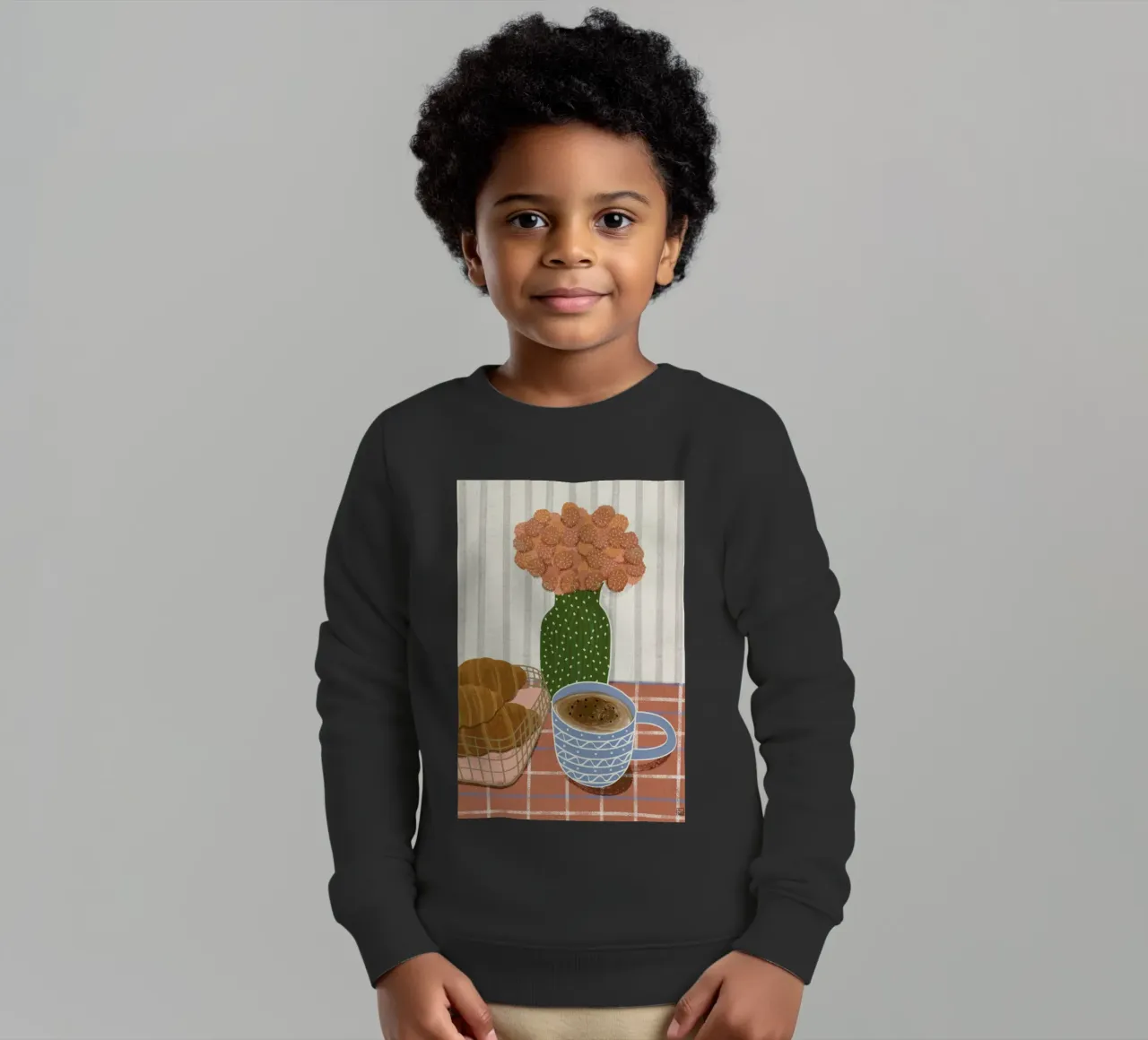 Monday Is Better With Croissants felpa bambino da Be Mart