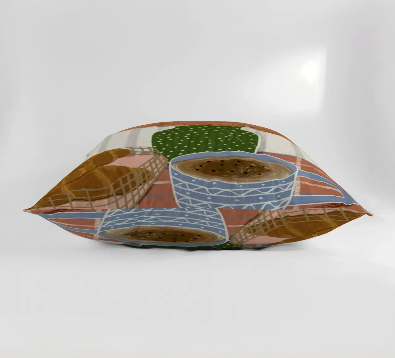 Monday Is Better With Croissants cuscino da Be Mart