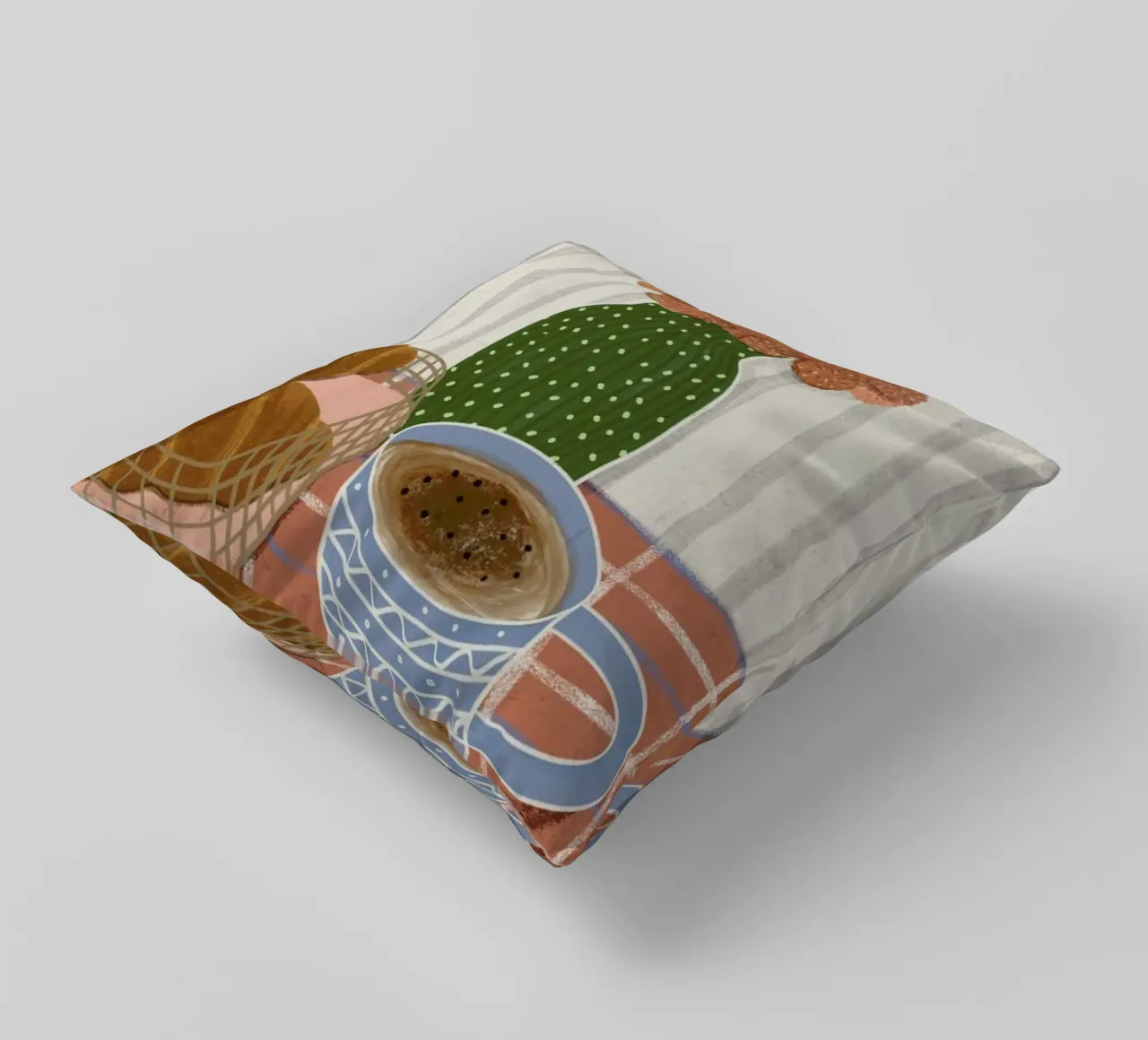 Monday Is Better With Croissants cuscino da Be Mart