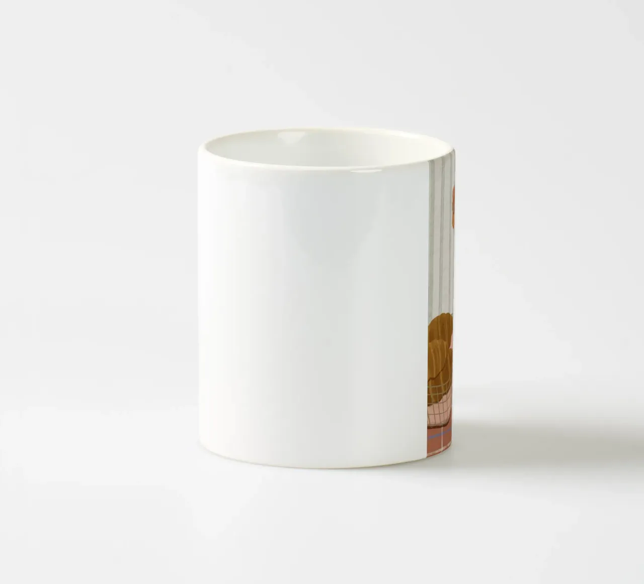 Monday Is Better With Croissants tazza in ceramica da Be Mart