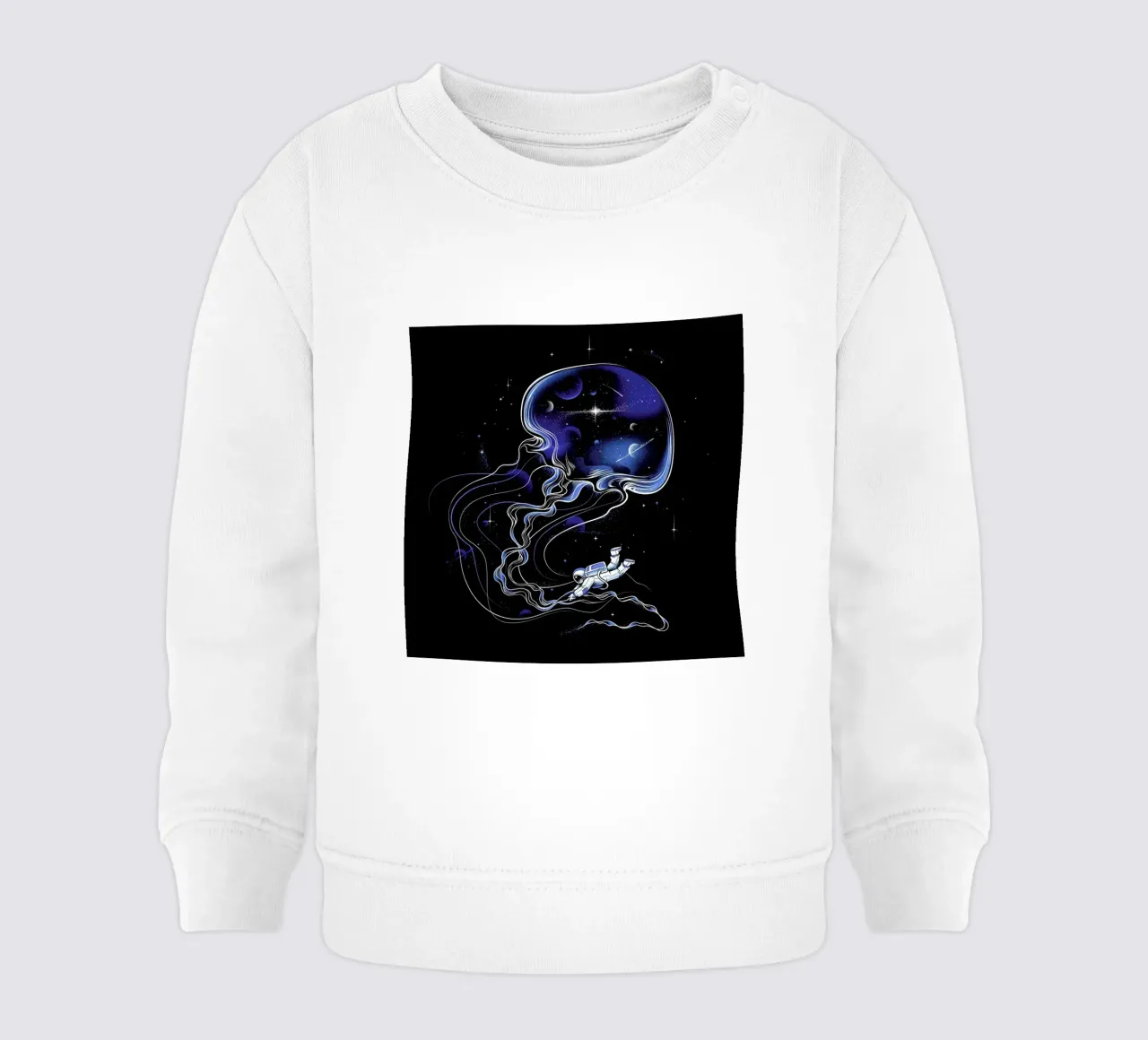 Universe Is A Big Jellyfish felpa neonato da Tobe Fonseca