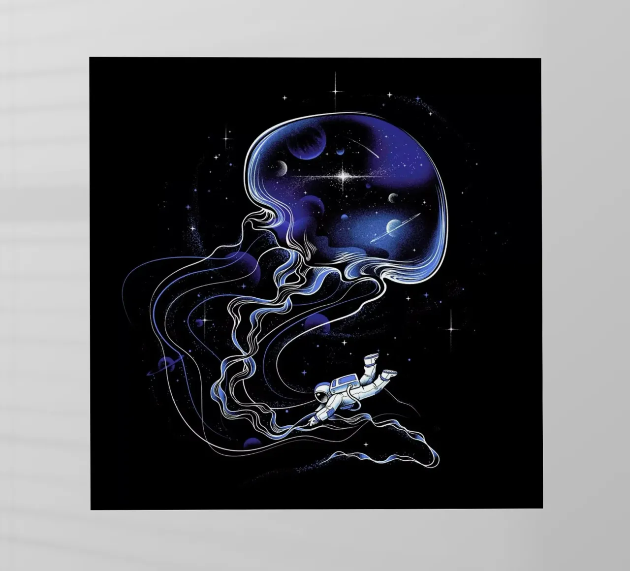 Universe Is A Big Jellyfish pellicola backlit da Tobe Fonseca