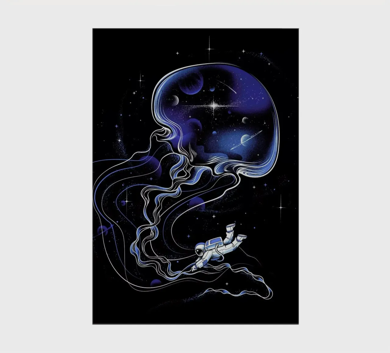 Universe Is A Big Jellyfish notebook by Tobe Fonseca