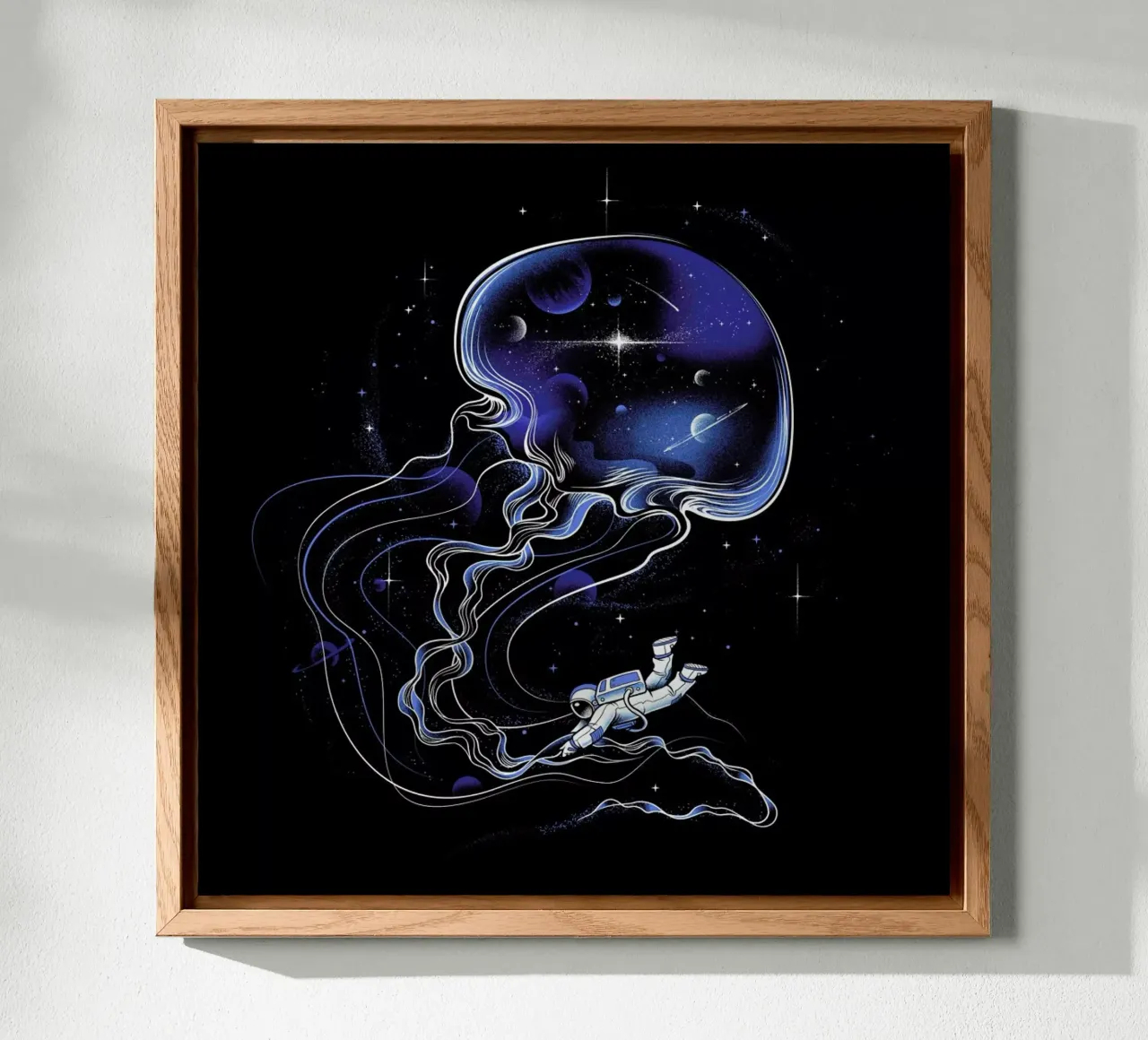 Universe Is A Big Jellyfish alluminio dibond da Tobe Fonseca