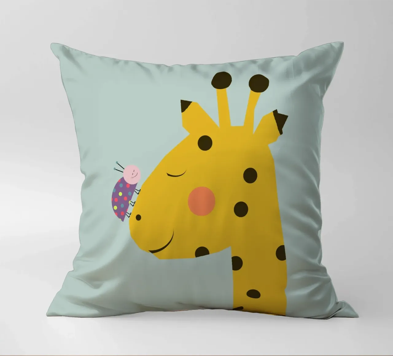 Freunde - Giraffe-Käfer cuscino da maramirage
