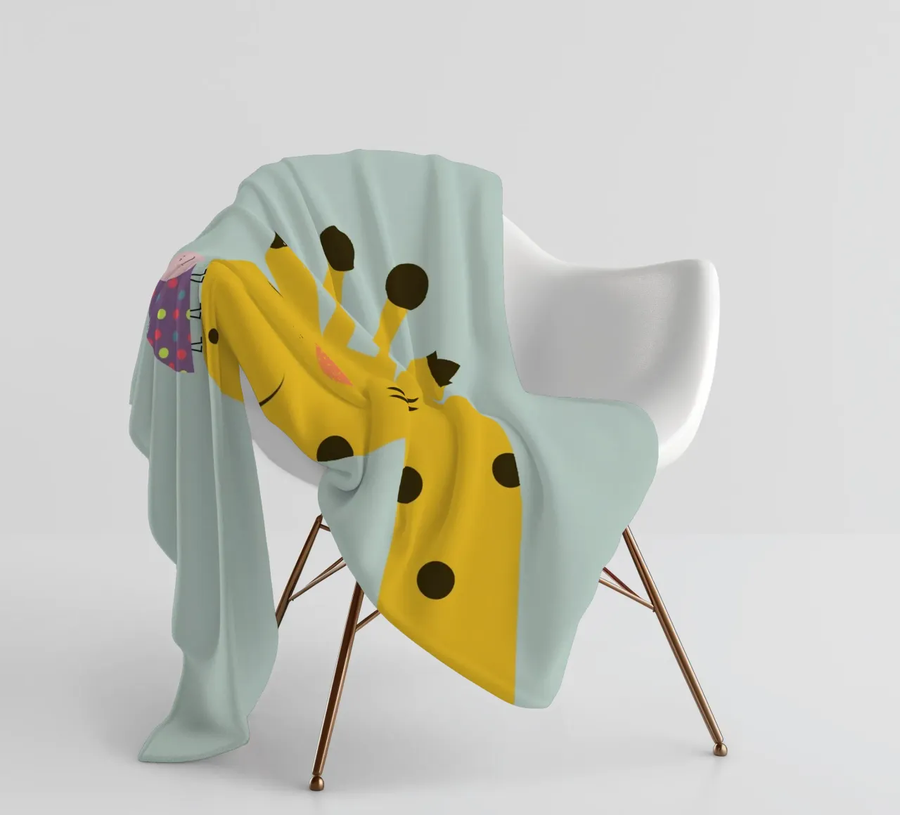 Freunde - Giraffe-Käfer coperta in pile da maramirage
