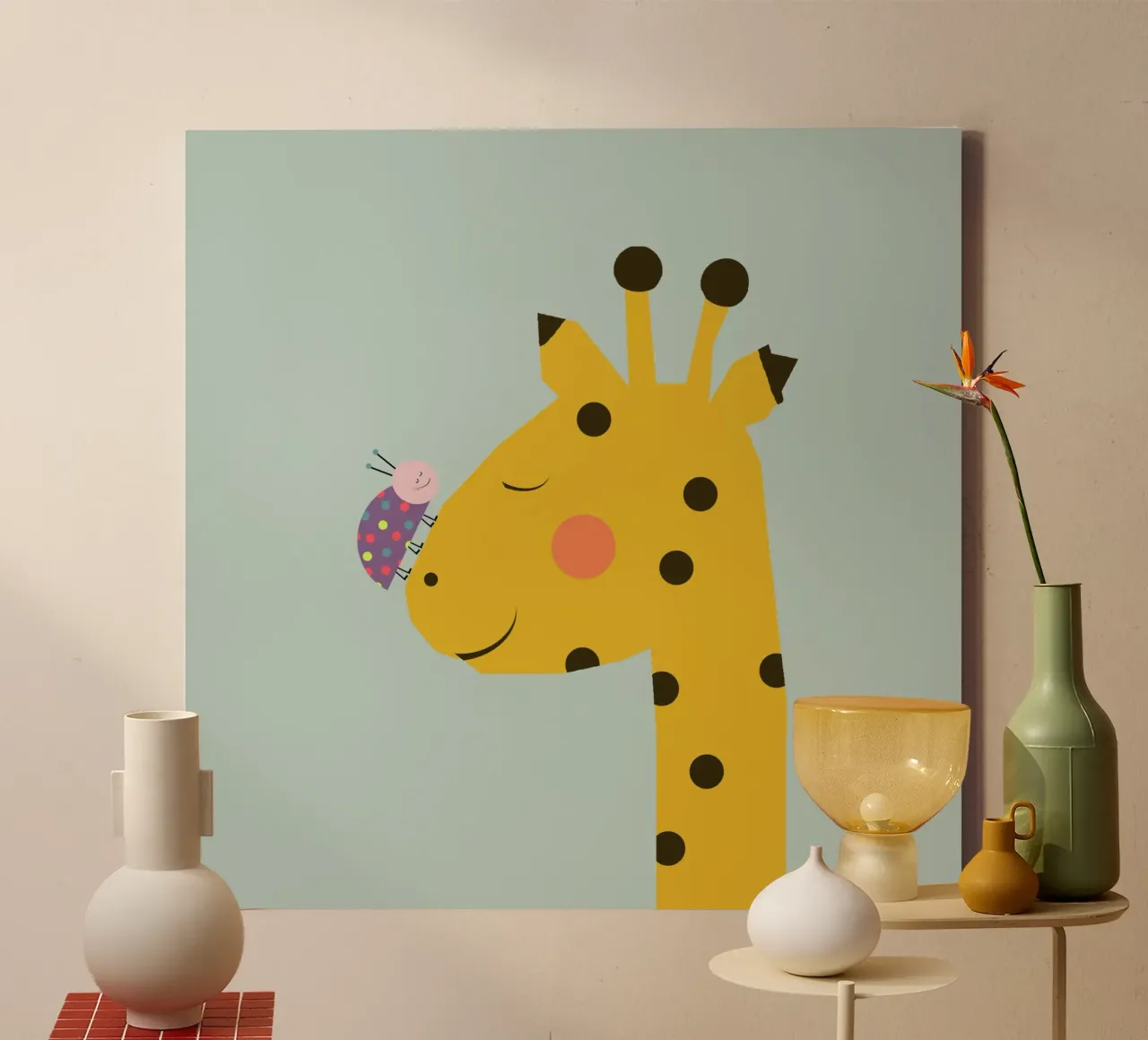 Freunde - Giraffe-Käfer toile de maramirage