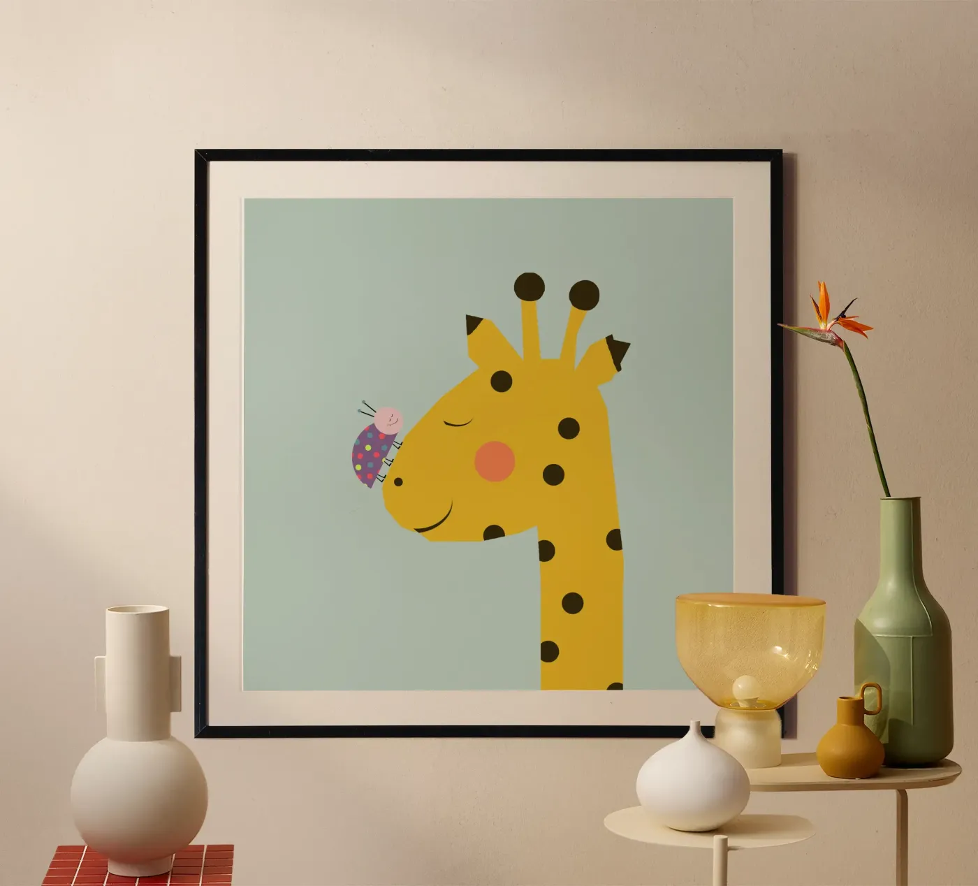 Freunde - Giraffe-Käfer poster da maramirage
